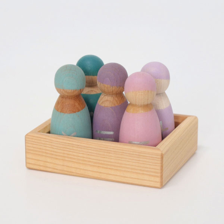 Math Friends Peg Figures (Grimm's)