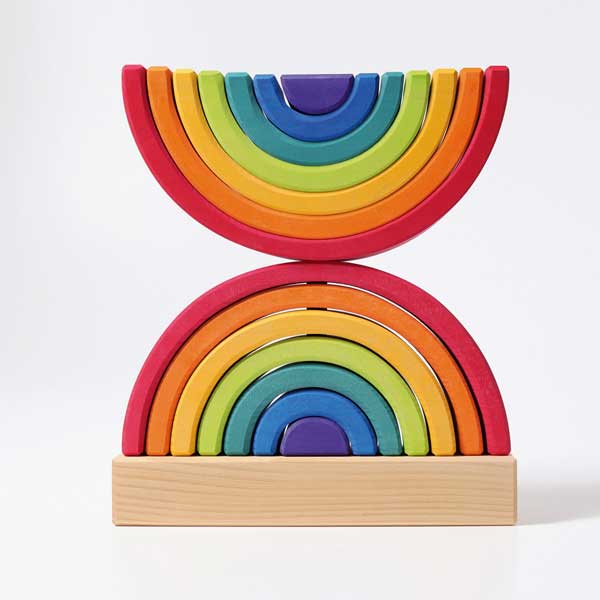 Double Rainbow Stacking Tower (Grimm's)