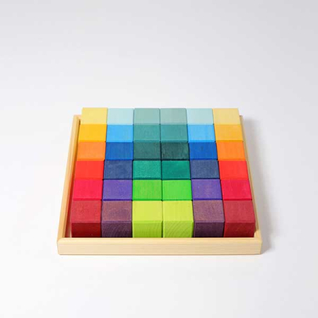 36 Wooden Building Cubes (Grimm's)