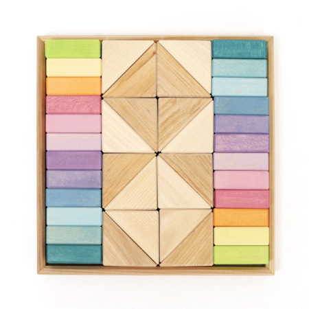 Pastel Duo Building Set (Grimm's)