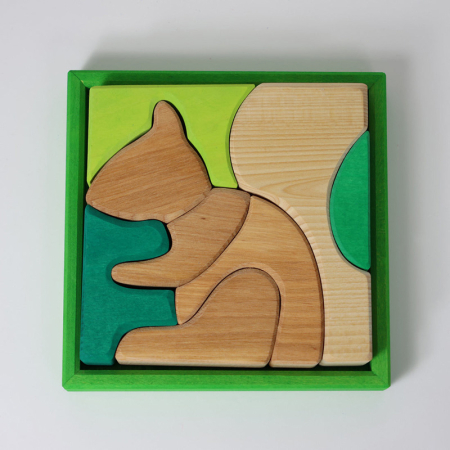 Grimm's Building Set Green -Squirrel