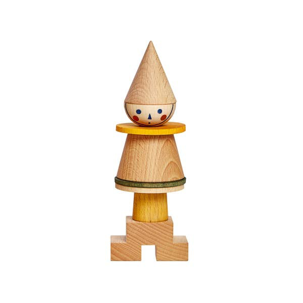 Stacking Toy Stick Figure No. 01 (Wooden Story)