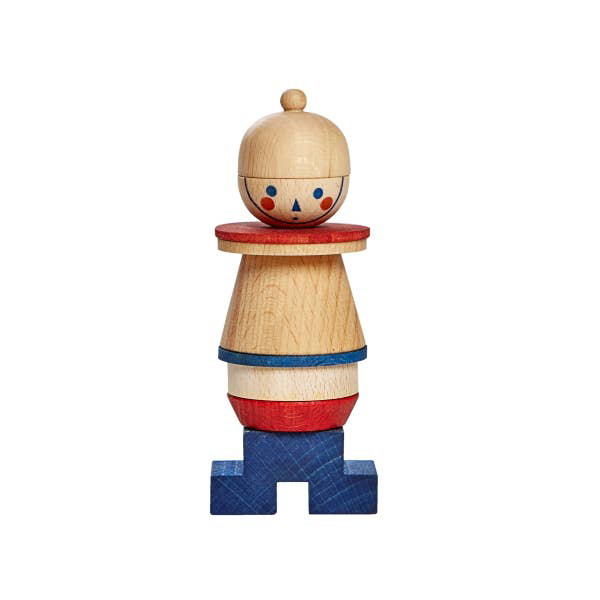 Stacking Toy Stick Figure No. 02 (Wooden Story)