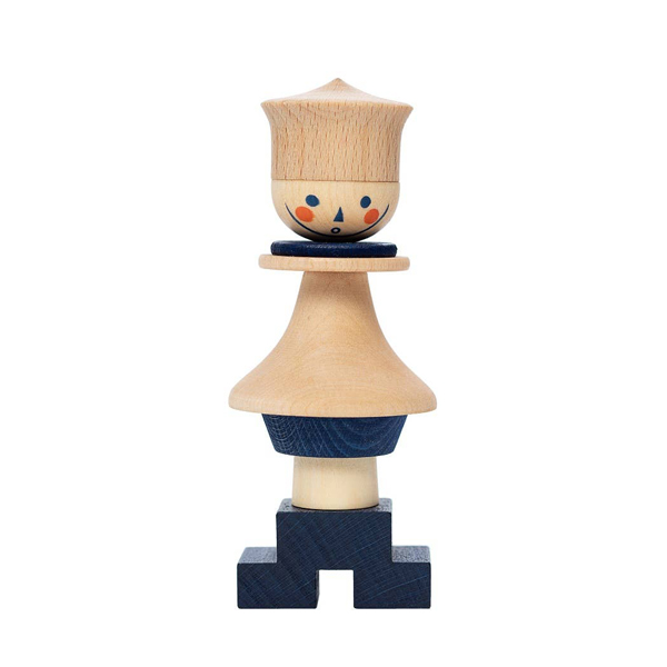 Stacking Toy Stick Figure No. 05 (Wooden Story)