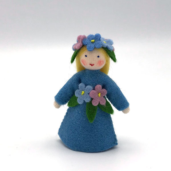 Forget-Me-Not Fairy Doll with Blond Hair