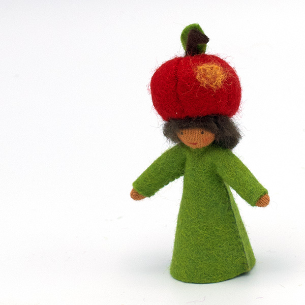 Apple Fairy Prince Felt Doll Medium