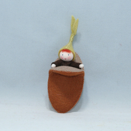 Seed Baby Light in Pod Felt Doll