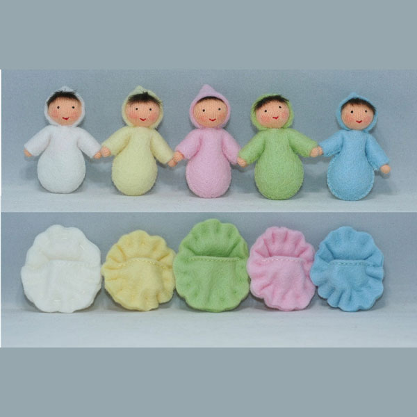 Baby Doll light with Oval Swaddle Sack (1)