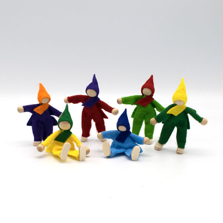 Felt Dolls (6 Pieces)
