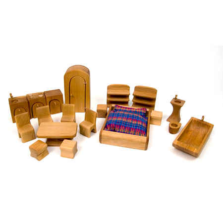 Complete Dollhouse Furniture Set