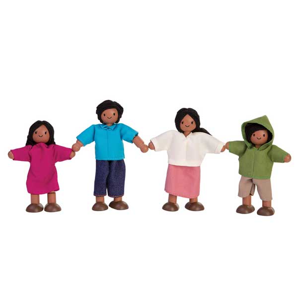 Hispanic Doll Family (Plan Toys)