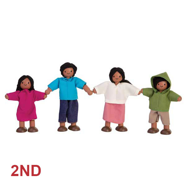 Hispanic Doll Family (Plan Toys) SECOND