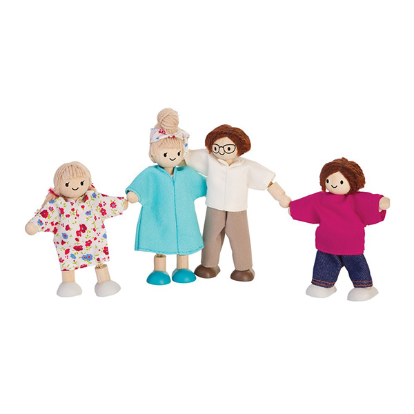 Plan Toy Modern Doll Family 