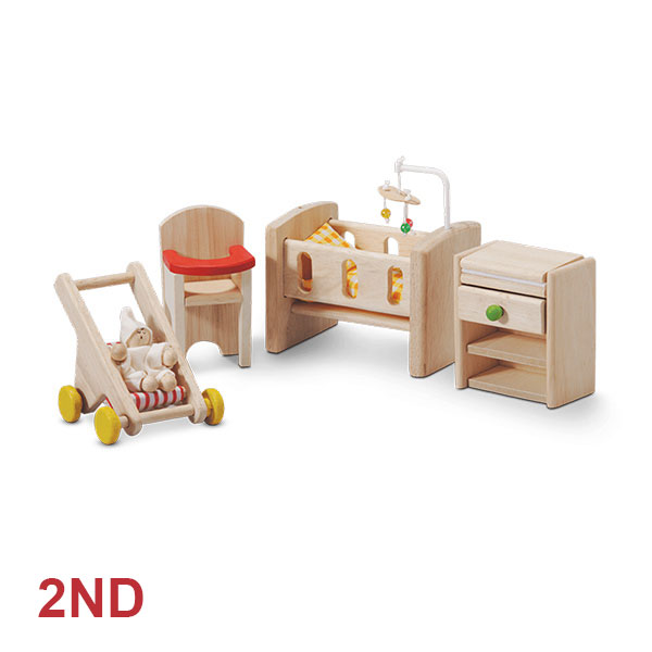 Dollhouse Nursery Set (Plan Toys) SECOND