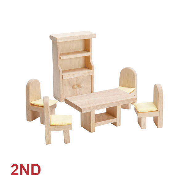 Dollhouse Dining Room (Plan Toys) SECOND