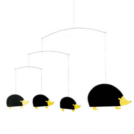 Hedgehog Family Mobile