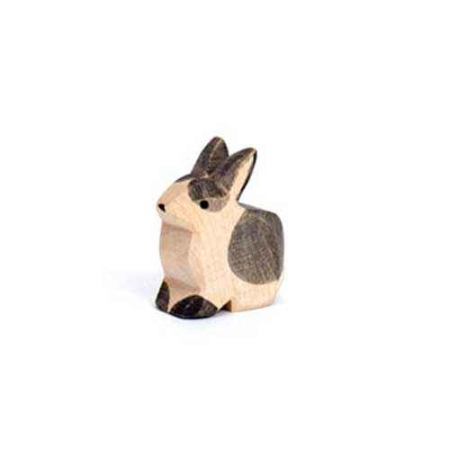Ostheimer Rabbit Black and White Sitting