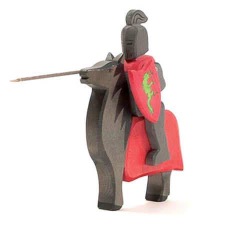 Ostheimer Black Knight on Red Horse