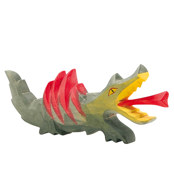 wooden dragon toy