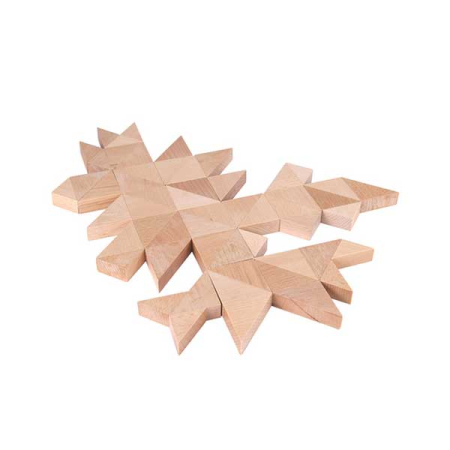 Trioko Triangle Laying Out Game Natural
