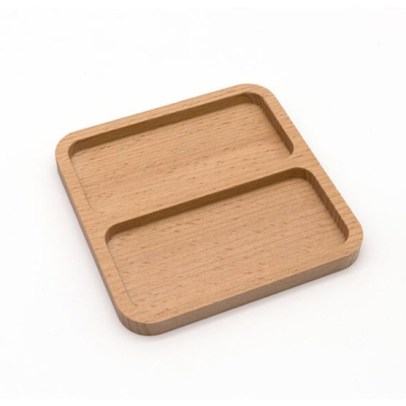Cup with 2 compartments for game pieces