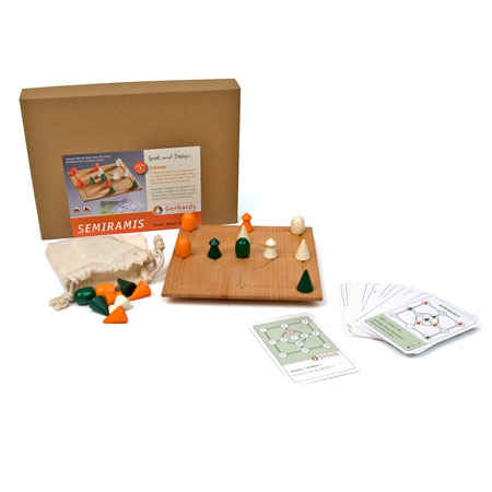Semiramis Wooden Solitaire Game