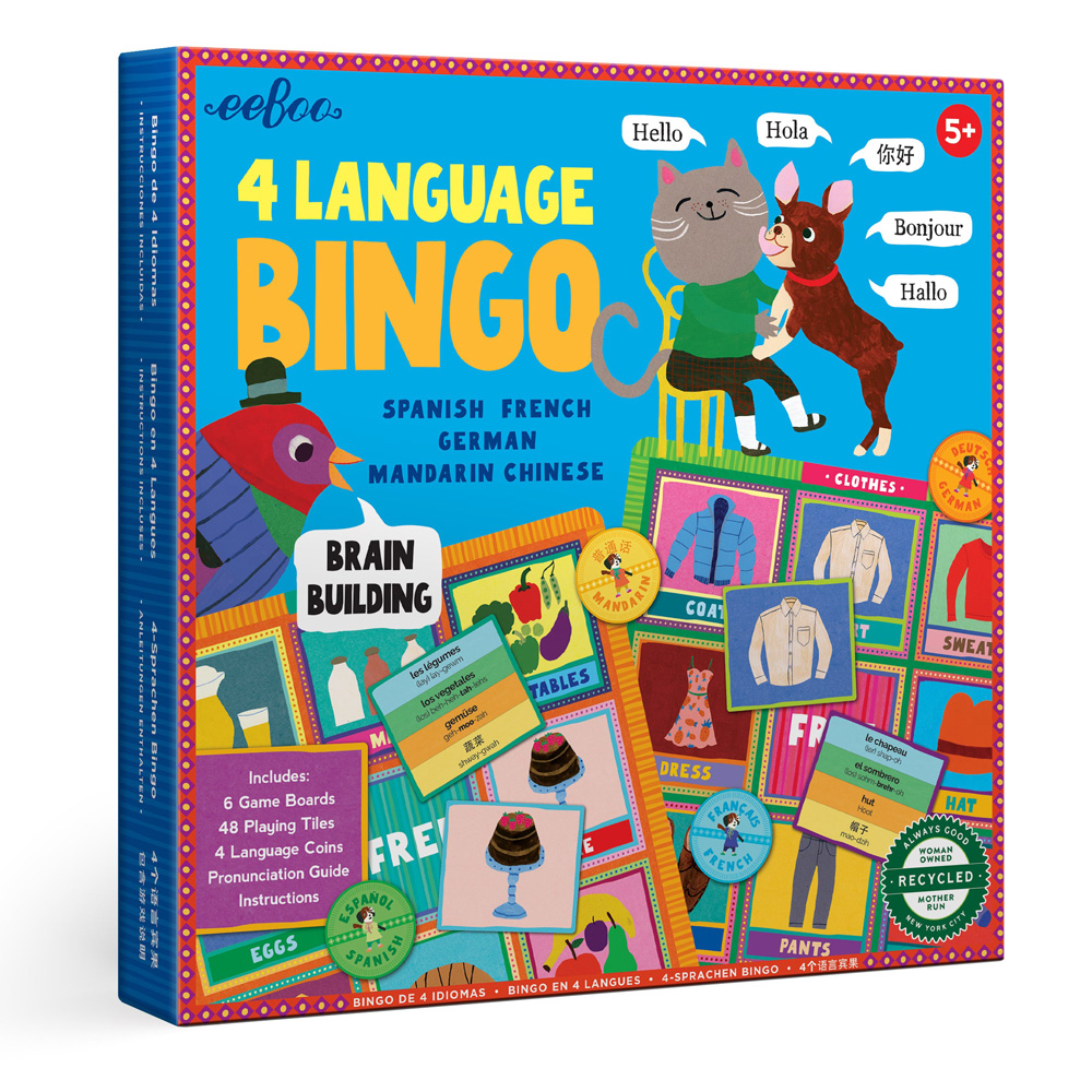 4 Language Bingo (eeBoo)