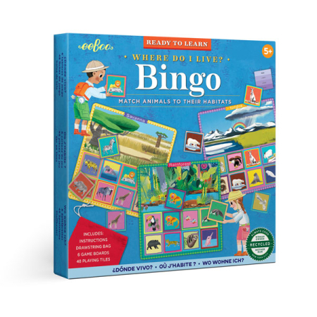 Where Do I Live Bingo Game (eeBoo)