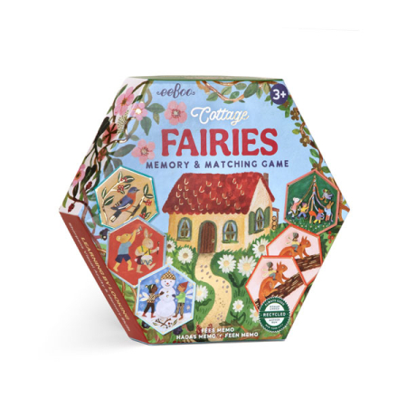 Cottage Fairies Hexagon Matching Game (eeBoo)