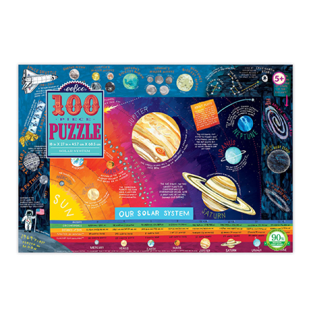 Solar System 100 Piece Jigsaw Puzzle (eeBoo)