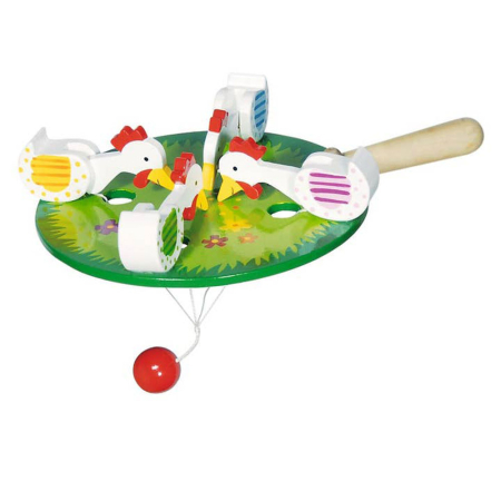Pecking Chickens toy
