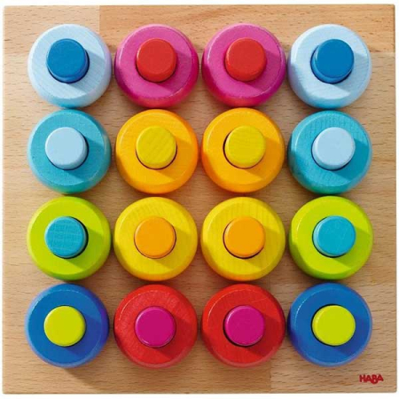 Rainbow Whirls Pegging Game (HABA)
