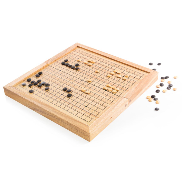 GO Board Game with Wooden Board