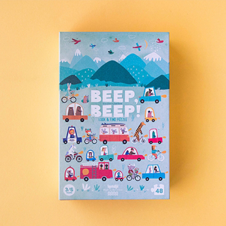 Beep Beep 48 Pc Observation Puzzle (Londji)