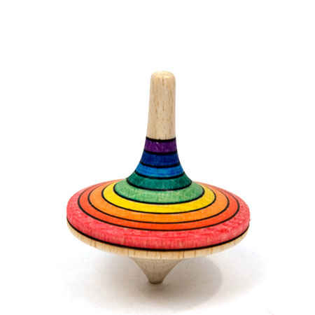 Rallye Large Spinning Top in Red (Mader)