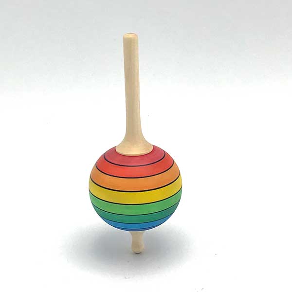 Lolly Spinning Top in Rainbow Colors (Mader)