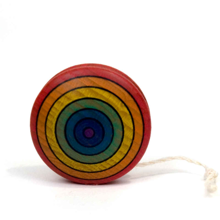 Rainbow Wood Yoyo (Mader)