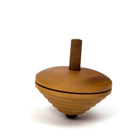 wooden spin top