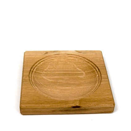 Oak Small Plate for Spinning Tops (Mader)