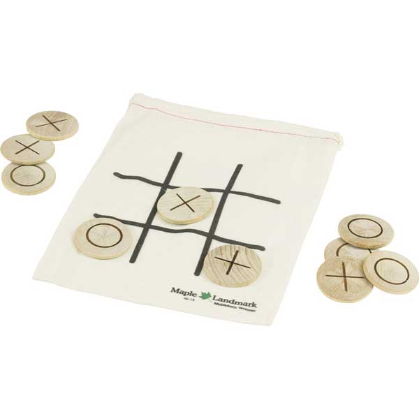 Tic Tac Toe in a Bag Game to Go  (Maple Landmark)