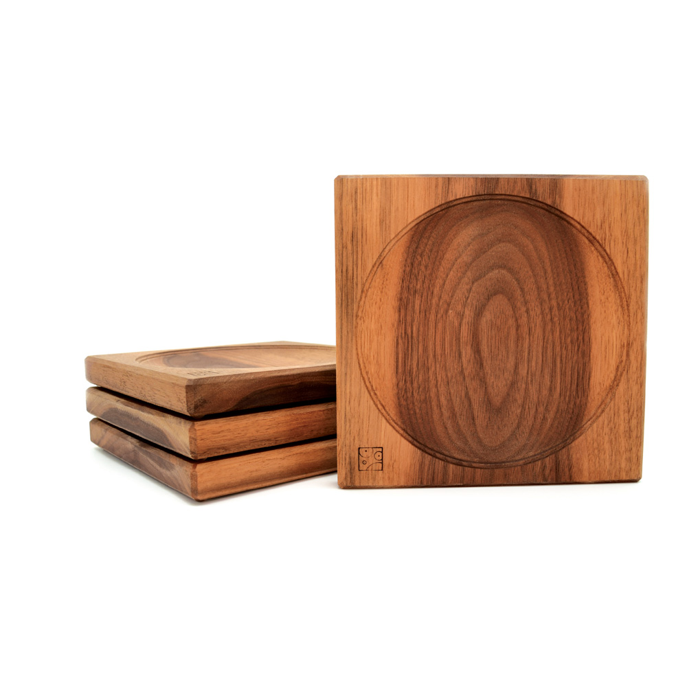 Mader Anniversary Spinning Plate 20cm Walnut