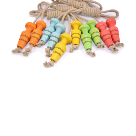 Mader - Jump rope linen 2.4m classic Handle 5 colors