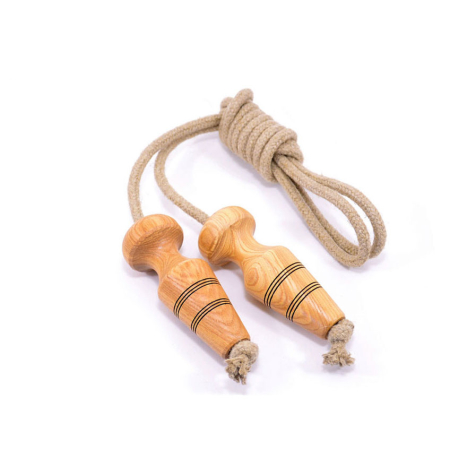 Mader - Jump rope linen 2.4m classic Handle natural