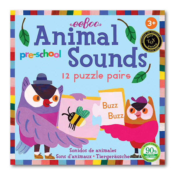 Pre-School Animal Sounds Puzzle Pairs