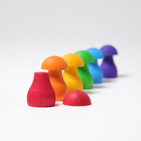 Sorting Game Rainbow Mushrooms