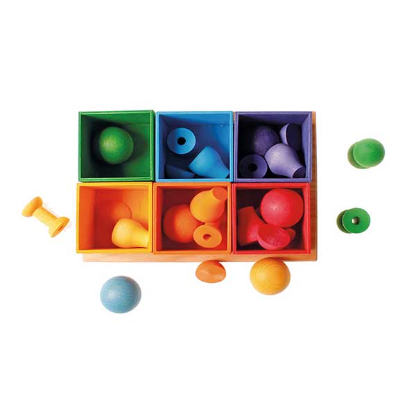 Multi Grimms 42125 Sorting Game Rainbow Bowls 