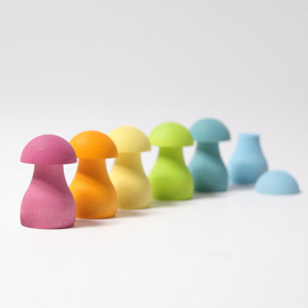 Sorting Game Pastel Mushrooms