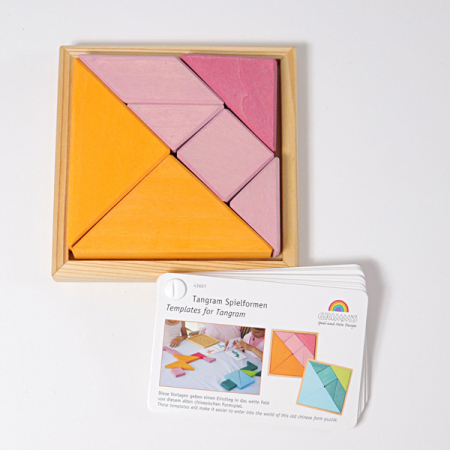 Creative Set Tangram Orange-Pink (Grimm's)