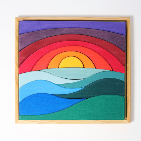 Landscape Puzzle of Wood (Grimm's)
