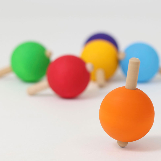 Grimm's Rainbow Spinning Tops